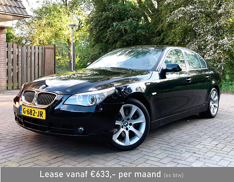 BMW 545 lease (met tekst)
